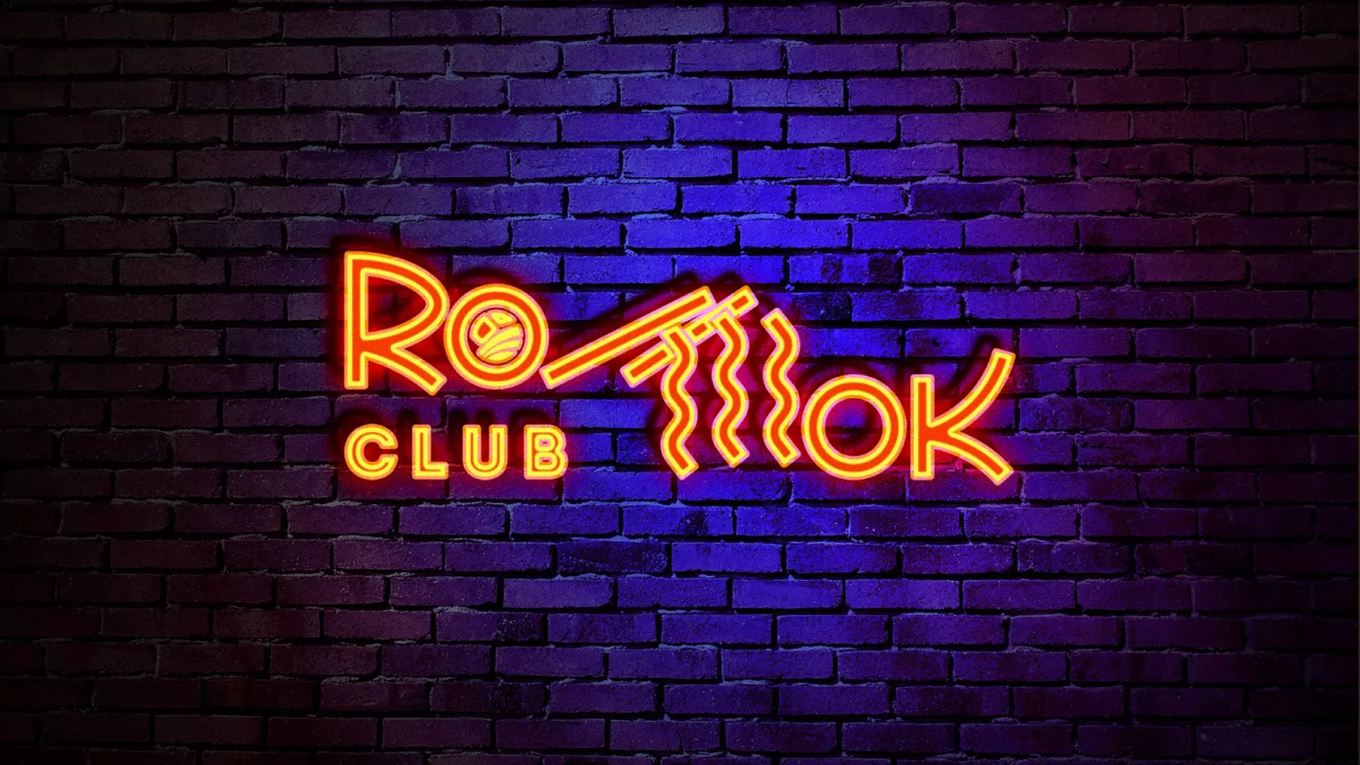 Разработка интерьерной вывески суши-бара «Roll Wok Club» в Кинели